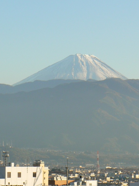 山梨甲府からの富士山