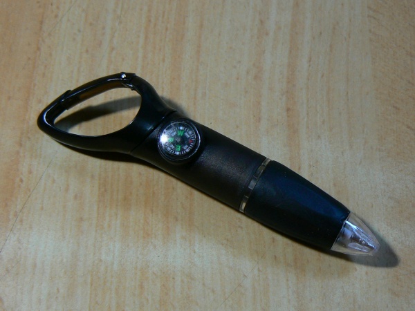 方位磁針付きボールペン