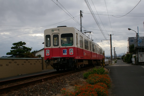 列車後方から一枚