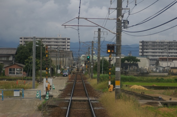 かつて貨車を留置していた辺り