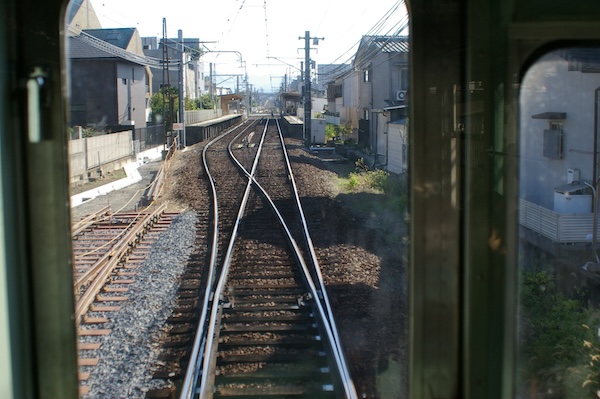 三条駅の分岐器
