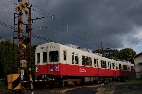 踏切振り返り構図（瓦町行き）