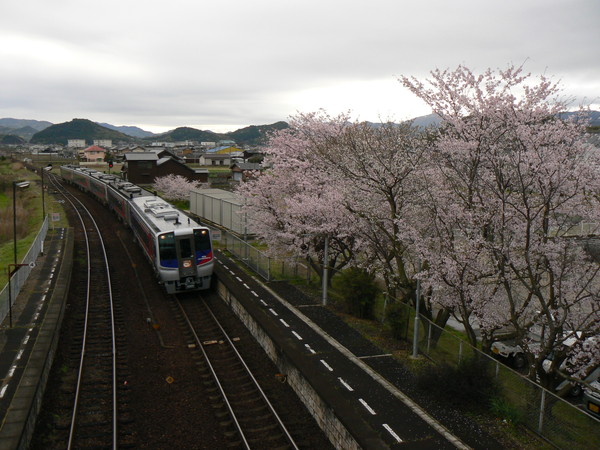高松方面行き特急列車