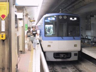 先頭5501、梅田行きジェットカー(新)