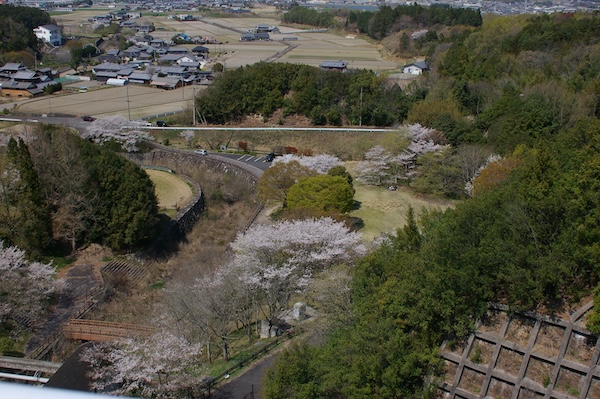 ダムの橋から