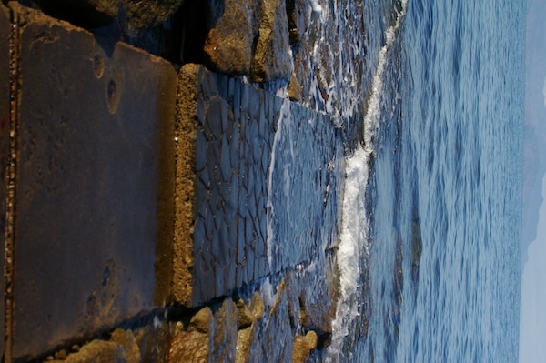 縦構図の海まで続く道（4）