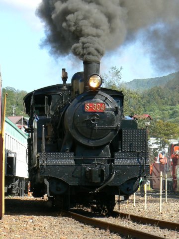 三笠鉄道村の蒸気機関車